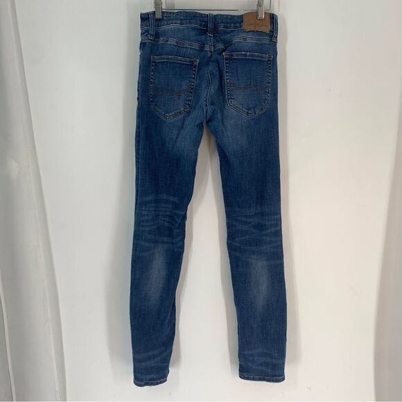 American Eagle Outfitters Size 29 Next Level Flex Distressed Straight leg Jeans - Picture 9 of 10
